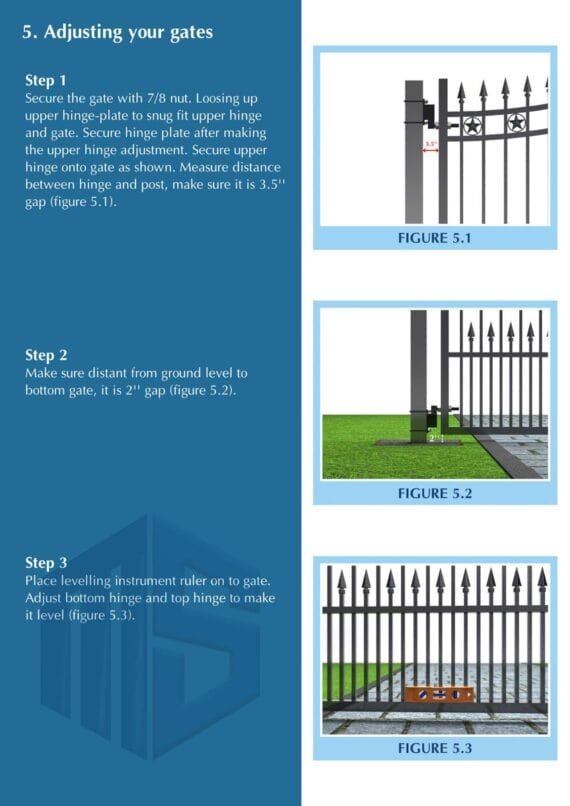 How To Install Double Swing Gates Metal Solutions Usa Llc