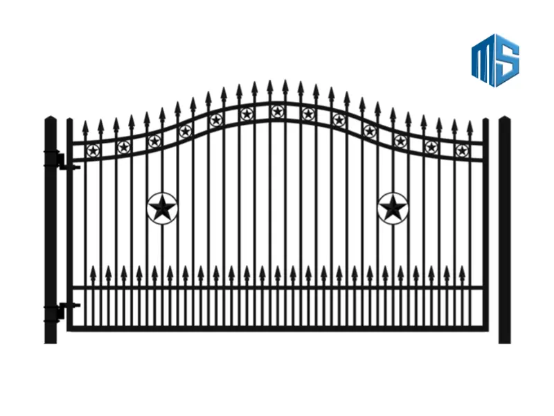 Driveway Swing Gates Traditional Style 01