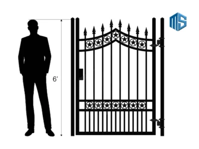 Pedestrian Gates Traditional Style 01