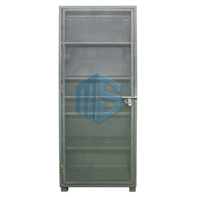 20x29x74 All-Welded 5 Compartments Storage Locker – Silver