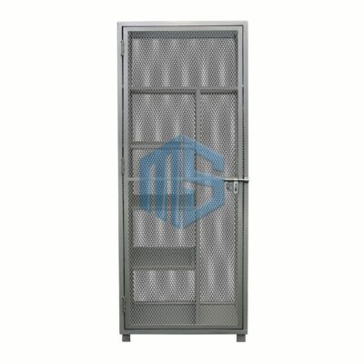 20x29x74 All-Welded 6 Compartments Storage Locker – Silver