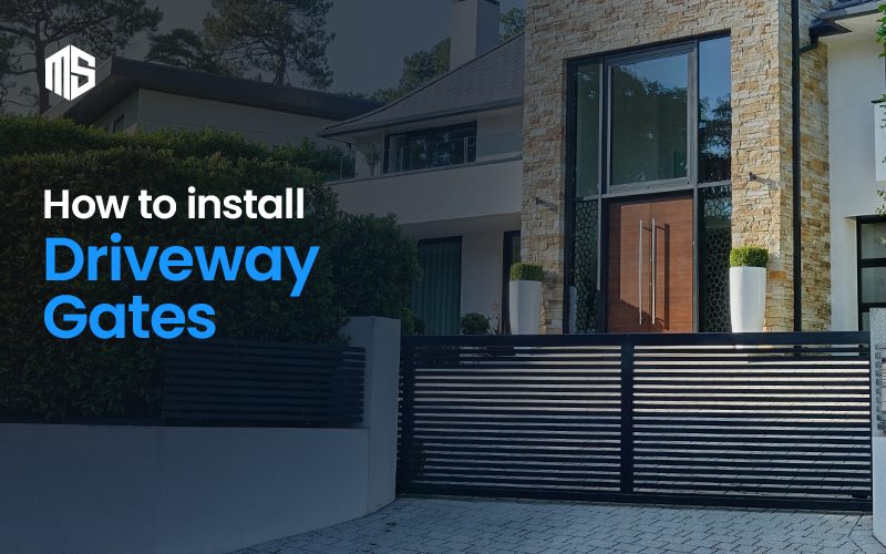 How to install Driveway Double Swing Gates