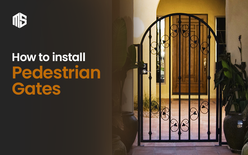 How to install Pedistrian Gates