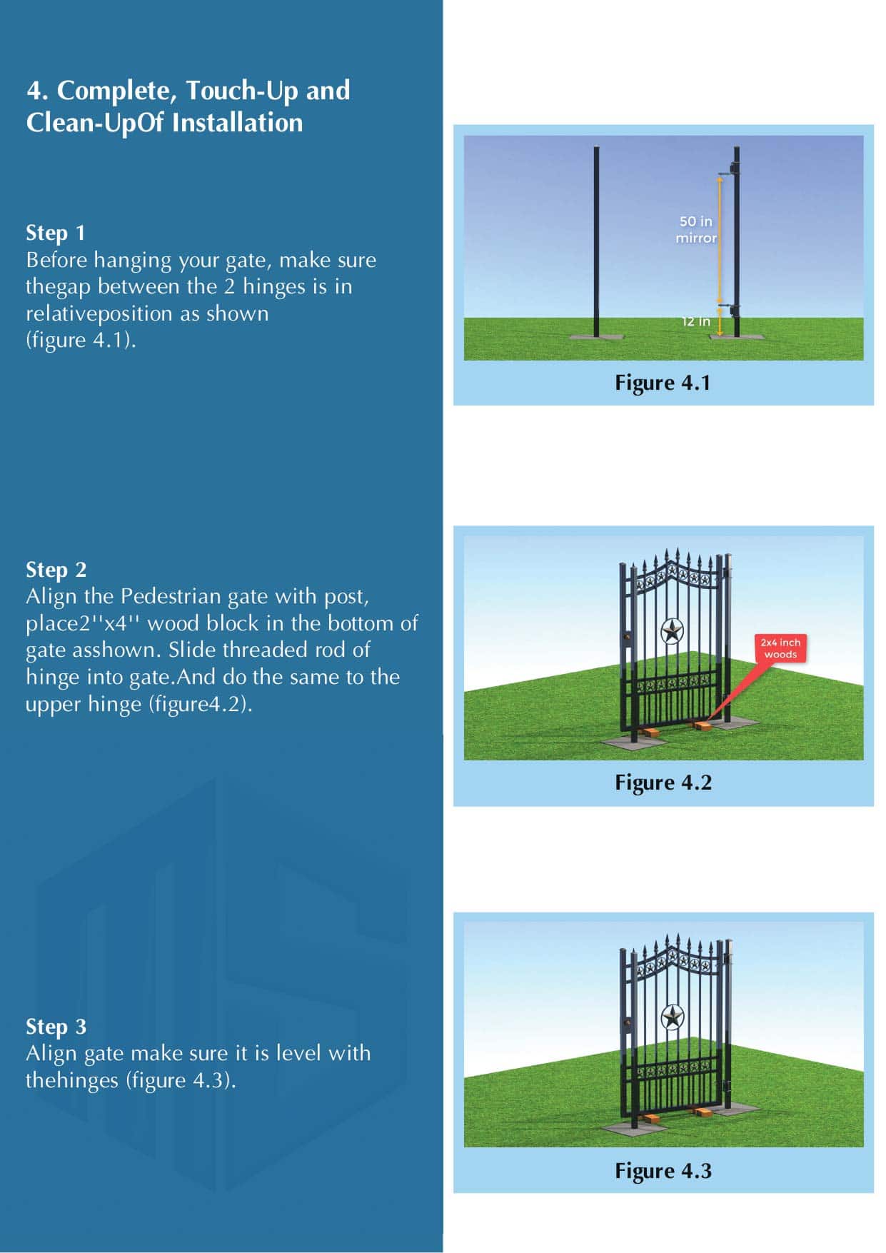 How To Install Pedestrian Gates