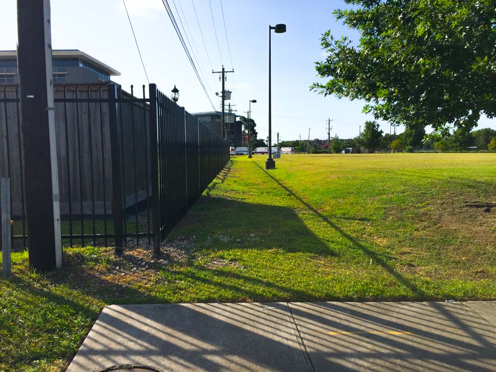 fence and sliding gate