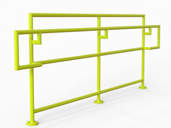 Metal ADA Handrail For Railing & Stairway Style 4
