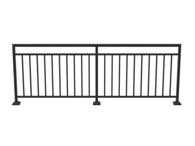 Wrought Iron Guardrail Basic Style