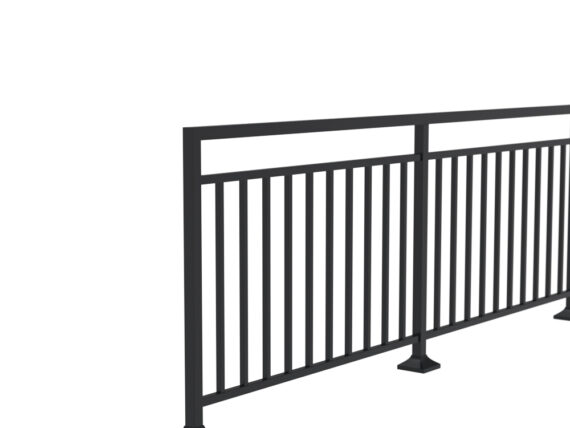 Wrought Iron Guardrail Basic Style