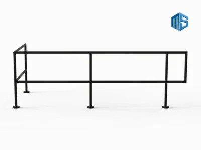 Metal ADA Handrail For Railing & Stairway Style 2