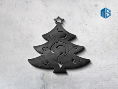 Metal Sign Bethlehem Starlight Christmas Tree