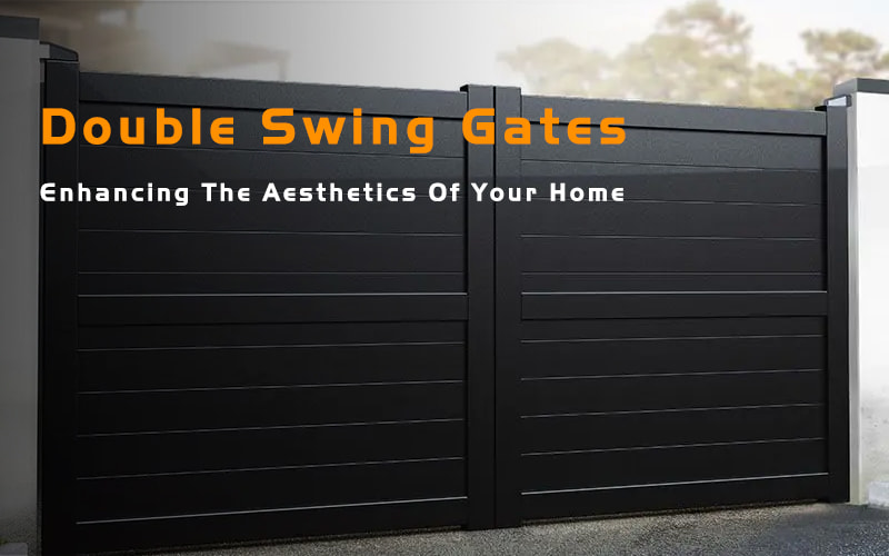 Double swing gates